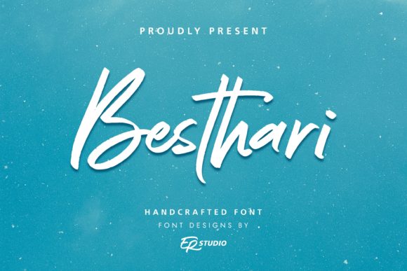Besthari: A Script Handwritten Font for Digital Branding and Web Design