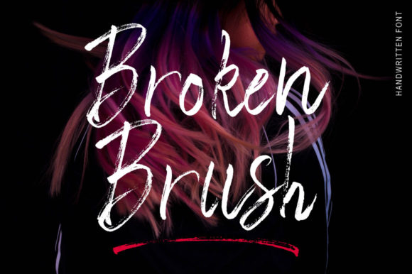Broken Brush: A Versatile Script Font for Creative Branding
