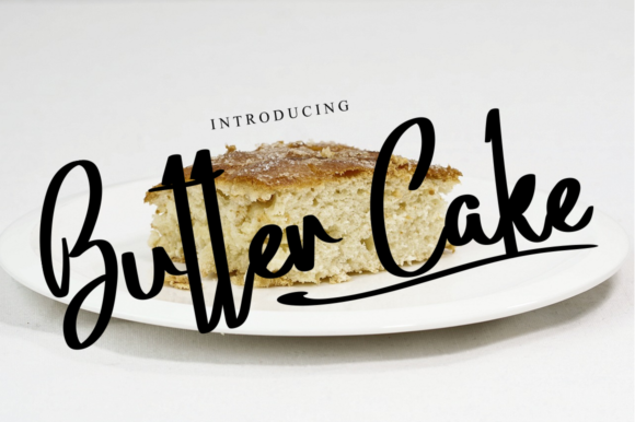 Butter Cake: The Perfect Font for Elegant Branding and Creative Design