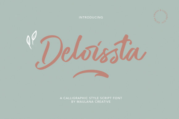 Deloissta: A Sweet Script Font for Branding and Design