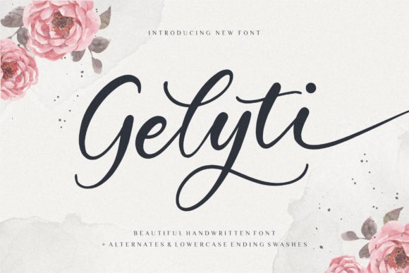 Gelyti: The Script Handwritten Font That Elevates Your Digital Brand