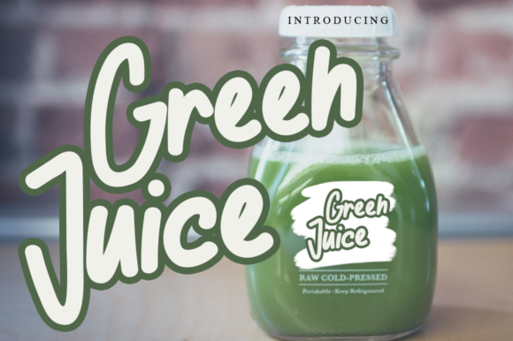 Green Juice: The Script Handwritten Font That Elevates Your Brand