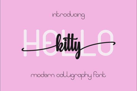 Hello Kitty: A Script Handwritten Font for Stunning Digital Campaigns