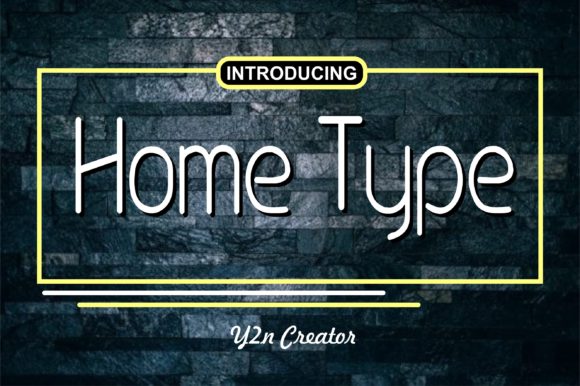 Home Type: A Script Handwritten Font for Editorial Design and Branding