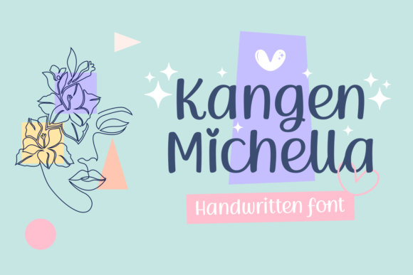 Kangen Michella: A Script Handwritten Font for Editorial Design and Creative Projects