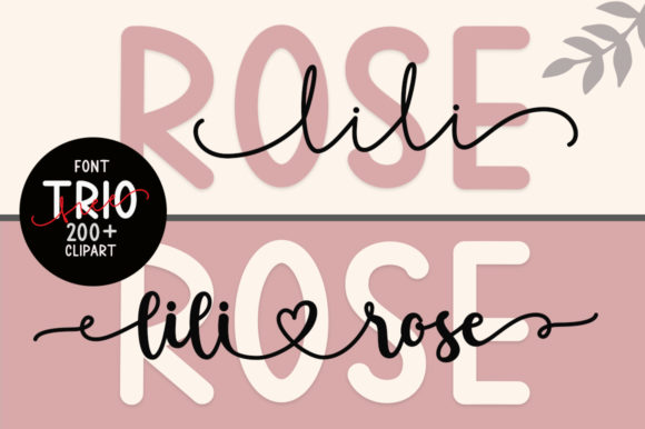 Lilirose: The Script Handwritten Font for Stunning Branding and Digital Campaigns