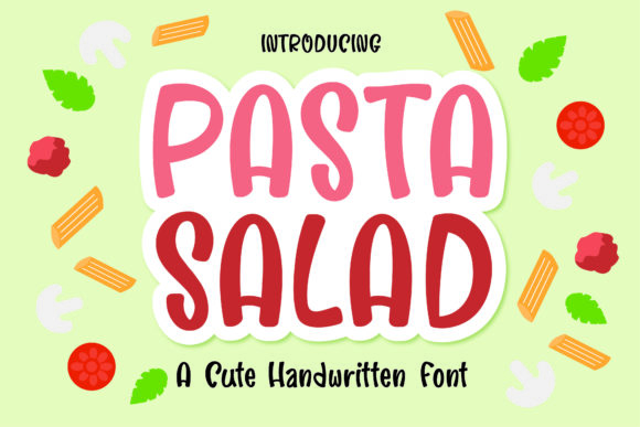 Pasta Salad Font: A Friendly Script for Creative Projects