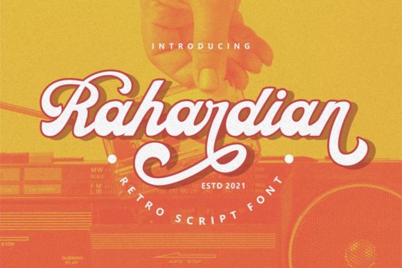 Rahardian: The Perfect Font for Stylish Branding and Creative Design