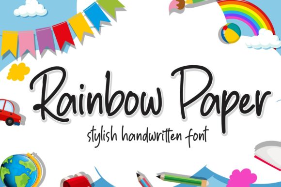 Rainbow Paper: A Font for Warmth and Storytelling
