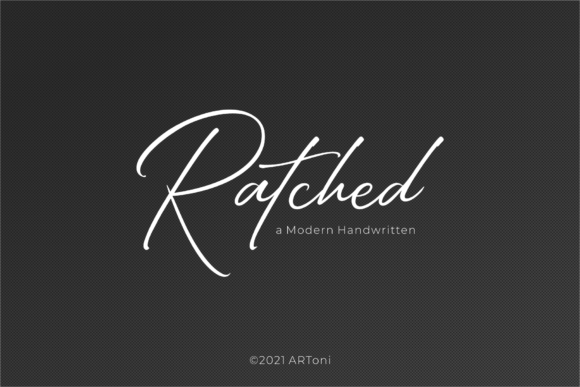 Ratched: A Script Handwritten Font for Creative Product Design