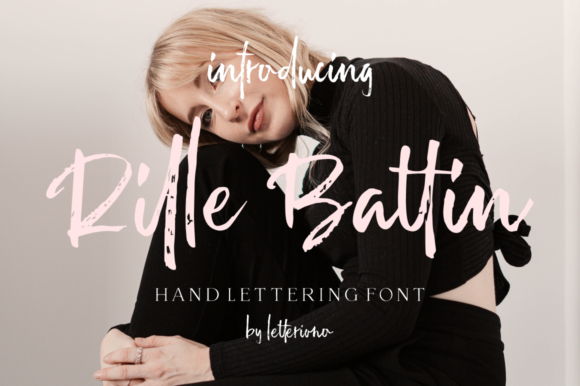 Rille Battin Font Review: A Modern Script Handwritten Masterpiece