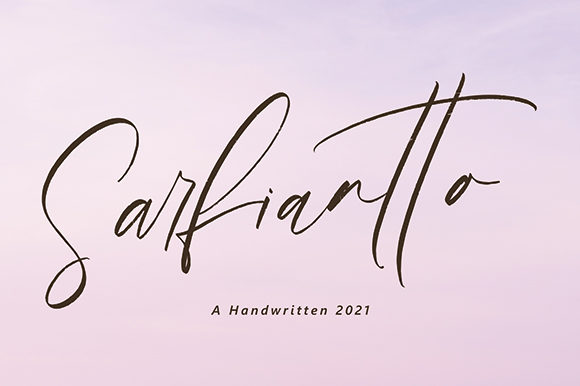 Sarfiantto: A Luxurious Script Font for Elegant Branding