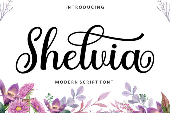 Shelvia: A Script Font for Elegant Editorial Design