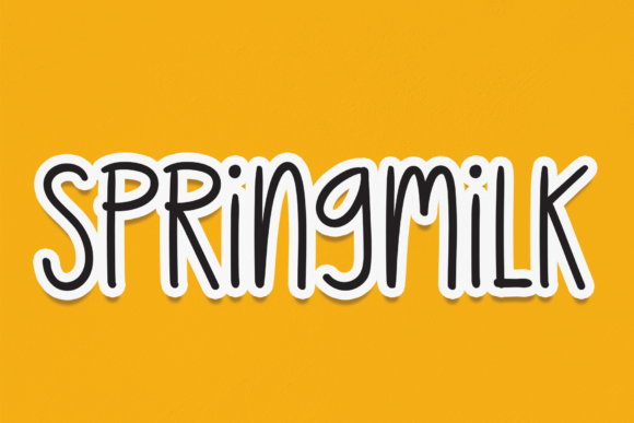 Springmilk: The Perfect Font for Small Business Branding