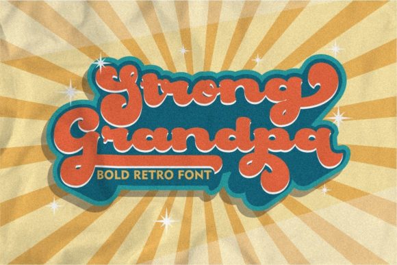 Strong Grandpa: A Bold Script Font for Editorial Design and Branding