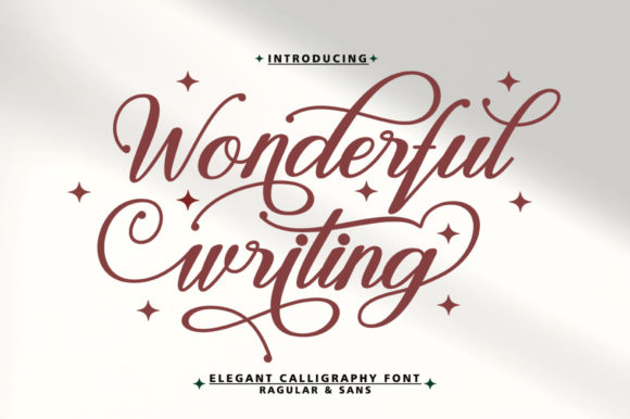 Wonderful Writing: A Script Handwritten Font for Creative Crafters